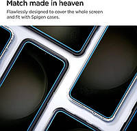 Захисне скло Spigen Glas.tR EZ FIT для Samsung Galaxy S23 прозоре (1 загартоване скло в пакованні), фото 4