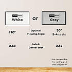 ⇒ Екран White Grid Light FullHD Screen 100" (з люверсами) - світловідбивний для проектора з Gain 2.6x та кутом огляду 170°, фото 8