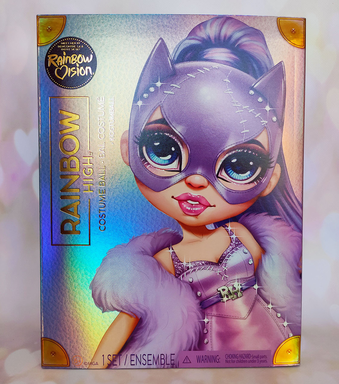 Рейнбоу Хай Маскарад Вайолет Віллоу Колекційна лялька Rainbow High Rainbow Vision Costume Violet Willow 424857