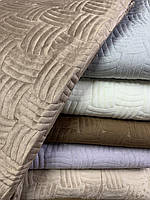 Велюрове стьобане покривало з прошарком синтепону 210х230
