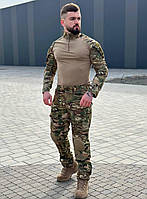 Тактический комплект g2 мультикам, Тактический военный армейский костюм, Военная форма убакс рип-стоп зсу