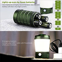 Кемпінговий ліхтар SOFIRN BLF LT1 Чорний (600LM, 2700-5000K, 4*18650, Type-C) ПОВНИЙ КОМПЛЕКТ, фото 7