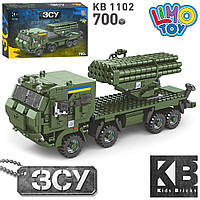 Конструктор KB 1102 військова техніка, 700 дет., кор., 30-22,5-7 см.