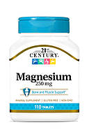Магній та Кальцій 21st Century Magnesium 250 мг 110 таб США