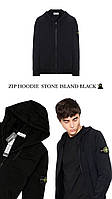 Zip-Hoodie Stone Island(Black)