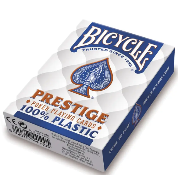 Карти гральні BICYCLE PRESTIGE RIDER BACK 100% PLASTIC JUMBO