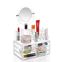 Органайзер косметический с зеркалом Cosmetic Organizer