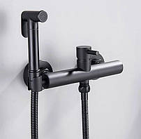 Дизайнерський змішувач для біде FUTURA DEMI Чорний матовий