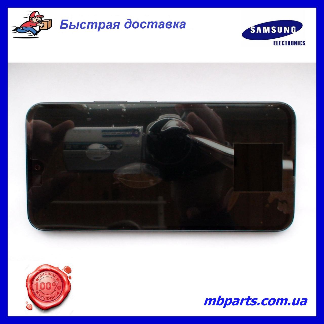 Дисплей із сенсором Samsung A546 Galaxy A54 (GH82-31232A) Black сервісний оригінал у зборі з рамкою!