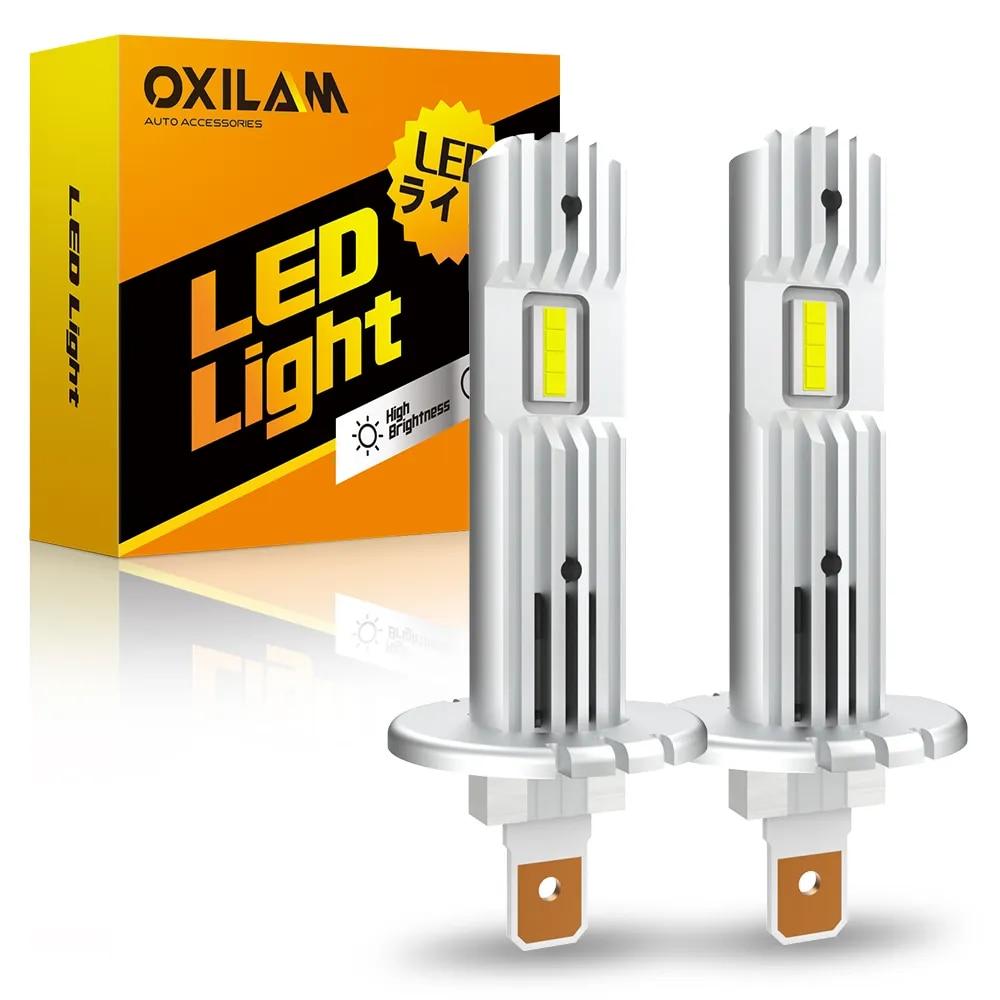 Лампы Oxilam LED H1 12V 6500K плоскі світлодіодні автолампи лед н1 12в