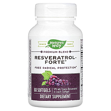 Ресвератрол форте Nature's Way "Resveratrol Forte" 175 мг (60 гелевих капсул)