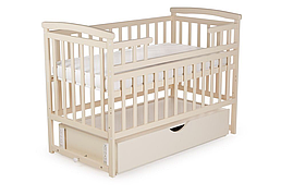 Дитяче лiжечко-трансформер DeSon "Лодочка" з шухлядою (TRANSFORMER), ваніль