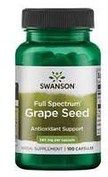 Grape Seed 380 mg Swanson, 100 капсул