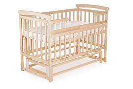 Дитяче лiжечко-трансформер DeSon "Лодочка" без шухляди (TRANSFORMER), натуральне