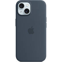 Чохол до мобільного телефона Apple iPhone 15 Silicone Case with MagSafe Black (MT0J3ZM/A), фото 3
