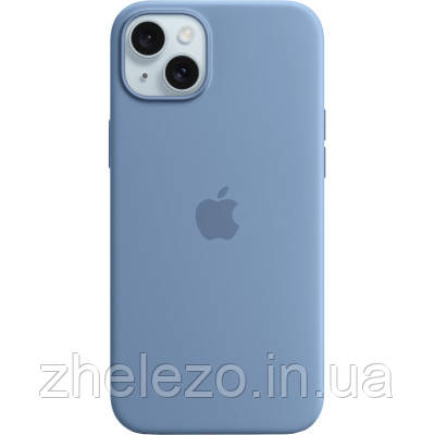 Чохол до мобільного телефона Apple iPhone 15 Silicone Case with MagSafe Black (MT0J3ZM/A), фото 2