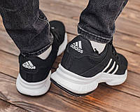 Мужские кроссовки Adid@s ZX , черные 40-44
