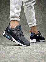 Кроссовки черно серые N-ike Air Max 90 41 (26.0см)