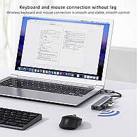 Док-станція Deepfox-2208TU 5 в 2 USB Type-C/Type-A концентратор 5 портів Мережева карта RJ45 Ethernet LAN адаптер 1000 Мбит/с, фото 10