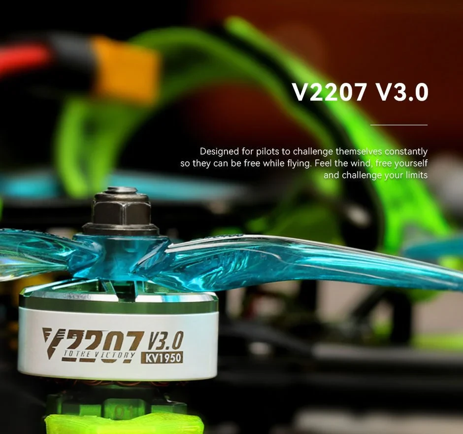 Двигун безколекторний T-Motor Velox V2207 V2 KV1950 green