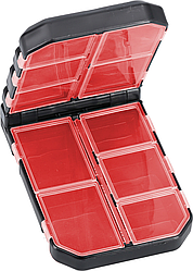 Коробка для аксесуарів Mikado UAC-H1903 (10.7x7.4x3 см) чорна з червоним UAC-H1903