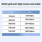 ⇒ Екран White Grid Light FullHD Screen 100" (з люверсами) - світловідбивний для проектора з Gain 2.6x та кутом огляду 170°, фото 10