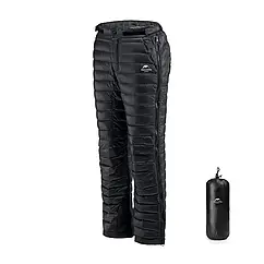 Штани-самоскиди пухові Naturehike Down pant Full Zip XXL NH19FS018 чорний