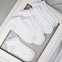 Носки женские 12 пар хлопковые белые размер 36-39