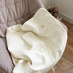 Крижмо Ladan косичка 90х70 см Молочний (KR11-Kosy-Mol)