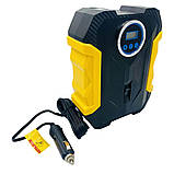 Багатофункціональний компактний компресор для автомобіля Carsun C1399-1 з ліхтарем та комплектом аксесуарів, фото 5