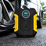 Багатофункціональний компактний компресор для автомобіля Carsun C1399-1 з ліхтарем та комплектом аксесуарів, фото 8