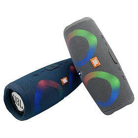 Портативна переносна маленька колонка JBL Charge 5 LED PartyBoost з акумулятором 7500 мАг захистом IP67