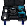Потужний акумуляторний шуруповерт PROFI-TEC PCD3520BL POWERLine : з АКБ 2шт-20V 2.0 Ah, 28 Нм, набір головок, фото 11