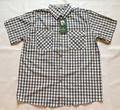 Чоловіча котонова сорочка з коротким рукавом НОРМА 720-3 (в уп. один колiр) вир-во Китай