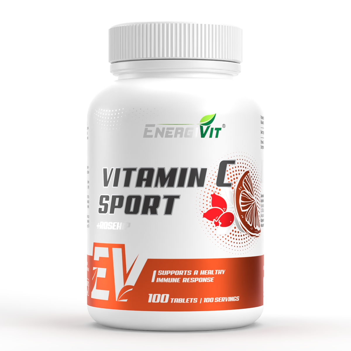 Вітамін С EnergiVit Vitamin C Sport 100 chewable tablets Вкус : Orange