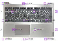 Оригинальная клавиатура для ноутбука Lenovo Ideapad L340-15IWL, L340-15API series, gray, светло-серая панель