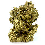 Декоративна статуетка сувенір Дракон і Фенікс із кам'яної крихти, фото 2