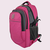 Рюкзак школьный молодежный Розовый Catesigo 3 отдела 2 кармана размер 45х32х22 см