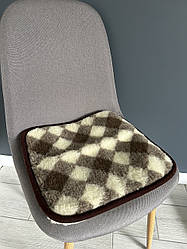 Накидка на табурет з овечої шерсті 40х40 см