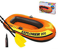 Intex Лодка EXPLORER 58331 весла, насос, 185х94х41см