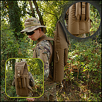 Военный рюкзак койот кордура гранатометника для переноса рпг , чехол сумка для снарядов рпг-7 Пиксель