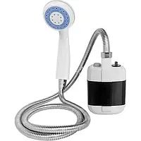 Туристичний душ від акумулятора, Портативний душ з насосом, Переносний похідний душ USB