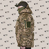 Тактична зимова водозахисна куртка в камуфляжі мм14, фото 3
