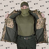 Тактична зимова водозахисна куртка в камуфляжі мм14, фото 9