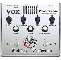 VOX COOLTRON BULLDOG DISTORTION Педаль для електрогітари лампова "дісторшн"