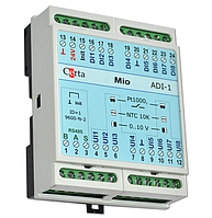 Mio ADI-1 устройство ввода дискретных и аналоговых сигналов с передачей по сети RS-485, Certa (Церта)