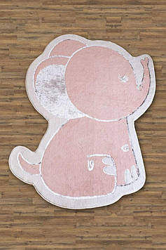 Килимок в дитячу кімнату ворсовий бавовняний натуральний розмір 140/160 см Туреччина