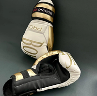 Перчатки боксерские 12 унций для бокса и единоборств белый PU 12 OZ TRA