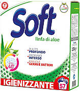 Порошок для прання Soft Італія універсальний Безфосфатний 57 прань