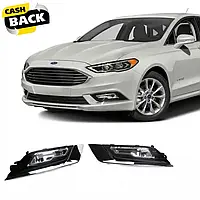 Противотуманки для Ford Fusion 2017-2024 (2 шт, LED), Противотуманные фары для Ford Fusion